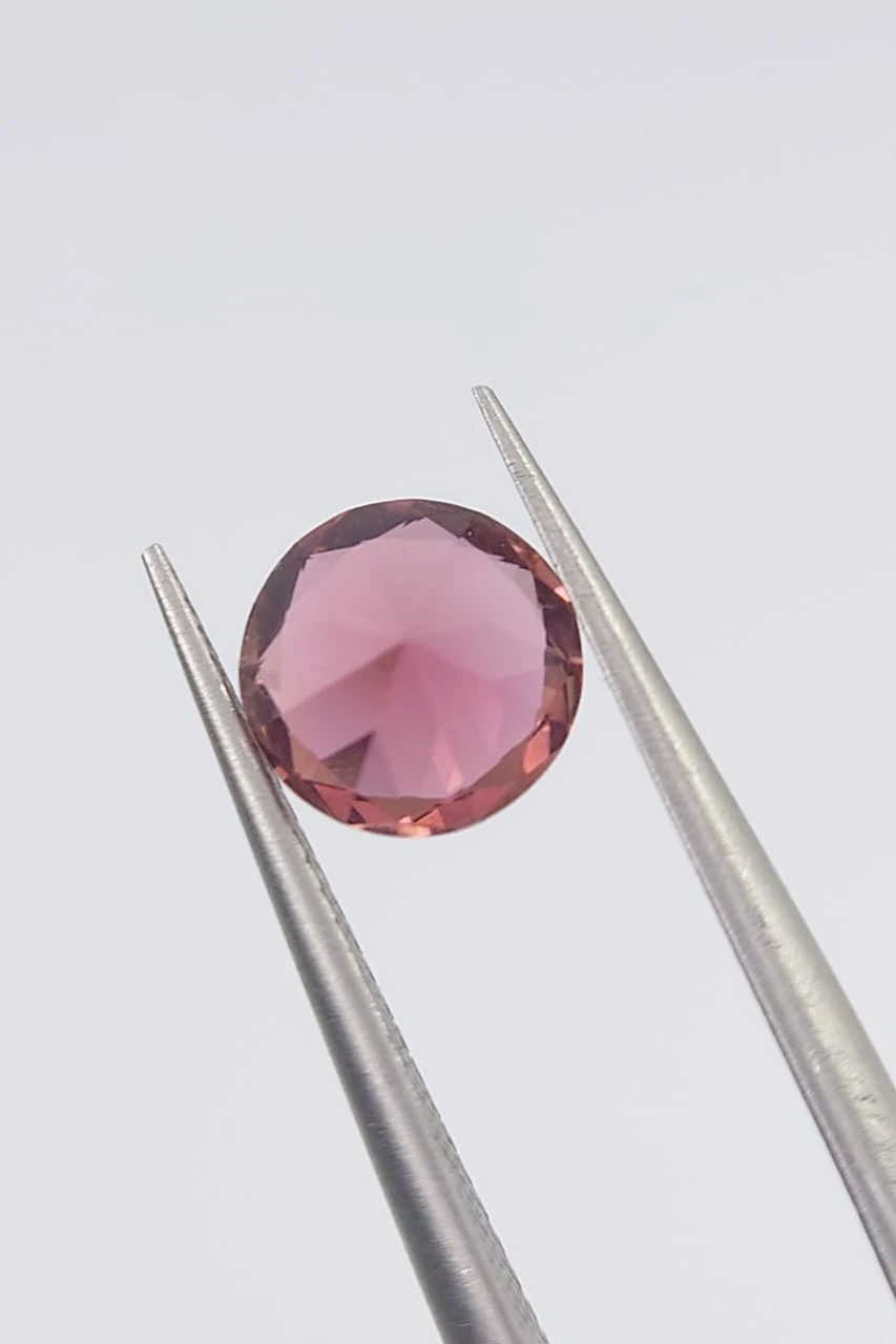 1.14ct Natural Tourmaline Round Cut Loose Gemstone From Afghanistan — view 5